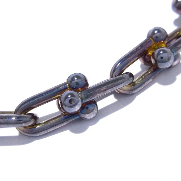 TIFFANY&Co. Hardware Small Link Bracelet - Silver Bracelet 1039-081525 - Picture 2 of 5